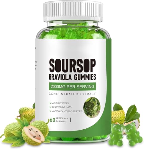 Gummies corossol pour le sommeil digestif et l'immunité | Complément vegan sans gluten