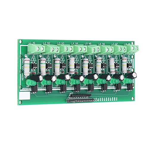 Panneau d'isolation optocoupleur 8 canaux conversion tension 220V CA - 8
