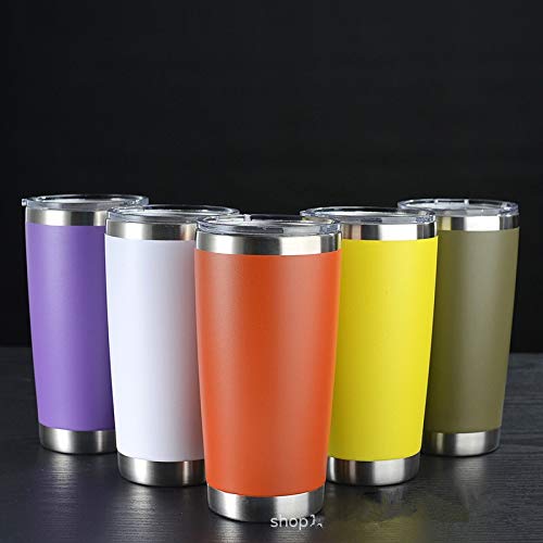 Spatbestendig Deksel Filteropslag AeroPress Roestvrijstalen Reiskoffiebeker 16 Ounce - Dubbelwandig Geïsoleerd, Met Filteropslag - Zwart Dubbelwandige Geïsoleerde Koffiebeker