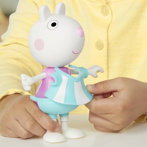 Peppa Pig Suzy Sheep-Up Figure with 6 Easy-On Fashion Accessories, 6-Inch Doll, Preschool Toys for Girls and Boys 3 and Up by Peppa Pig - Image 9