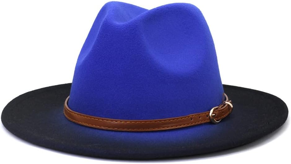 JSEIAJB Fedora Hat for Women Autumn Winter Wide Brim Jazz Caps British Vintage Panama Womens Felt