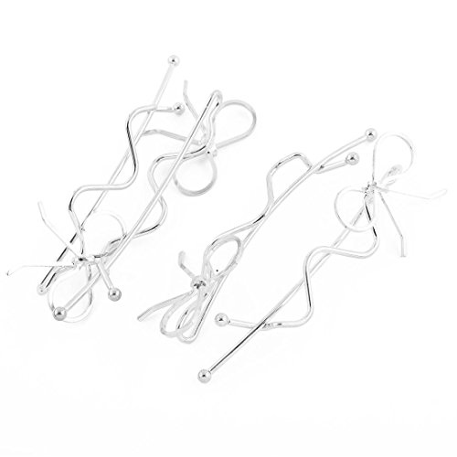 Ruilogod ���f�B�[�X ���^�� �o�^�t���C �f�U�C�� �w�A�N���b�v �{�r�[�s�� �w�A�N���b�v �w�A�s�� �o���b�^ 4�� �V���o�[�g�[�� (id: 573 7c2 c75 762 9c5, S