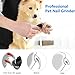 HGZHNAT Pet Silent GroomPro Nail Grinder for Cats and Dogs, Electric LED Grinder Dogs Quiet Rechargeable, Cutter with Portable Efficient Trimming Daily Grooming Beauty