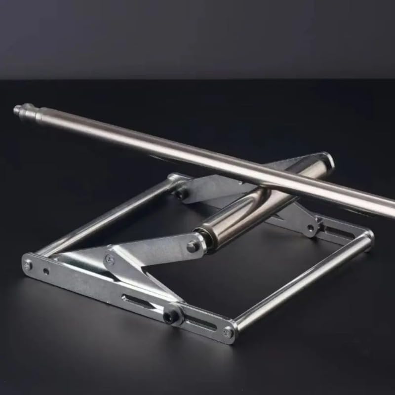 Table Saw Stand Adjustable Cutting Machine Support Frame Rust-Proof Adjustable Height Metal Cutting Machine Work Support Stand (Large Bracket)