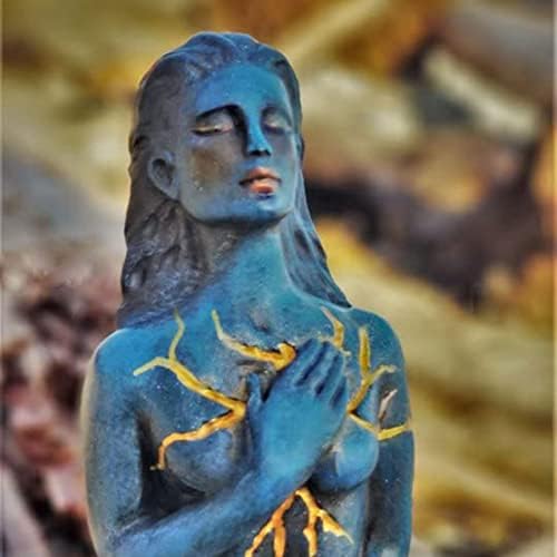 LIUCI Resin Sculpture, Self-Love and Shaping Ghost Goddess Statues, Healing Goddess Portrait Craft for Home/Office Resin Decoration, Gifts for Friends and Family