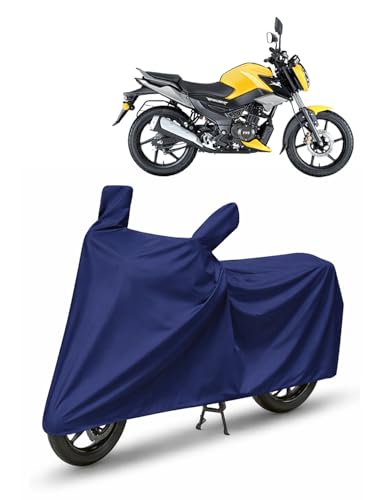 Image of KARKING Bike /SCOOTY Cover for TVS Raider with Side Mirror Pocket & Buckle Belt | HIGH Material Quality | Weather Resistant
