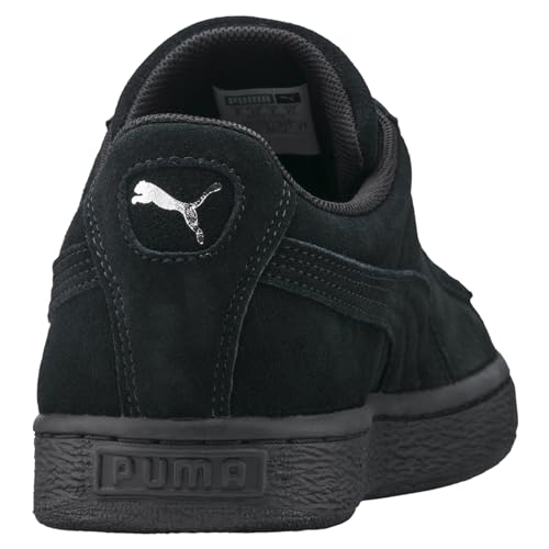 PUMA Puma Unisex Suede Classic Low Top Trainers, Black Dark Shadow, 8.5 AU