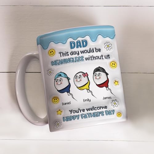 Taza de Cerámica Personalizada para Papá 11 onzas miniatura 7