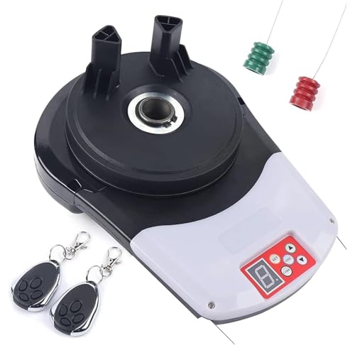 Abridor De Puerta De Garaje Con Persiana Enrollable Eléctrica 800N, Motor De Puerta Enrollable Con Control Remoto Con Ajuste De Límite, Operador Automático De Puerta De Garaje For Taller