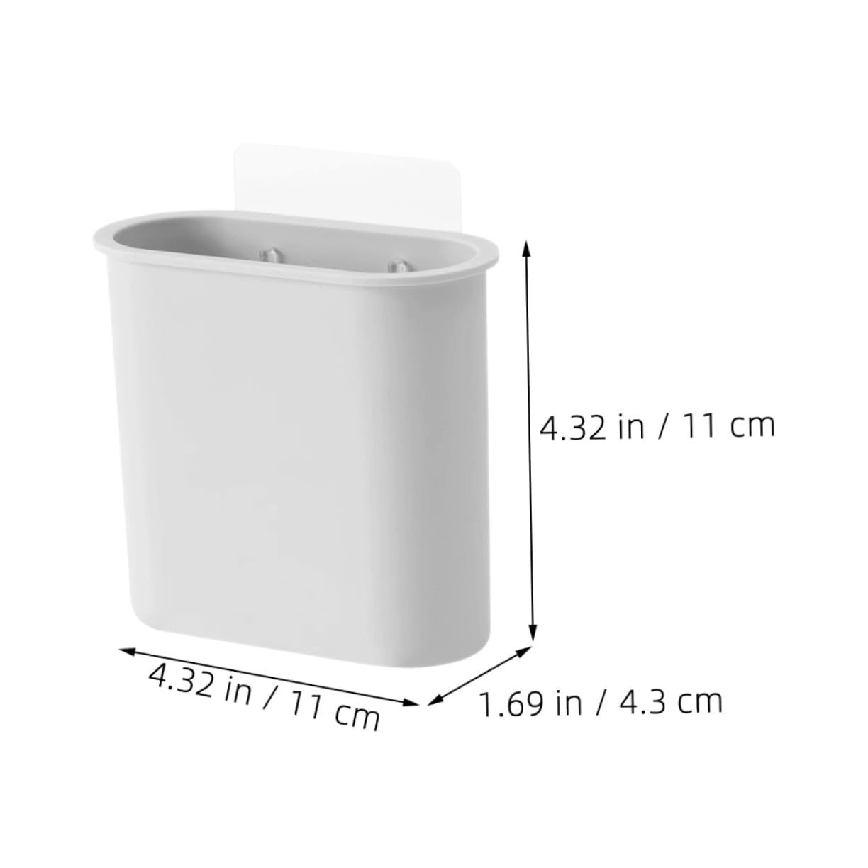 MAGICLULU 5 Set Di Mensole Galleggianti Per Bagno Porta Spazzolini Da Denti A Parete Organizer in Plastica Per Lavandino 2 Pezzi * 5