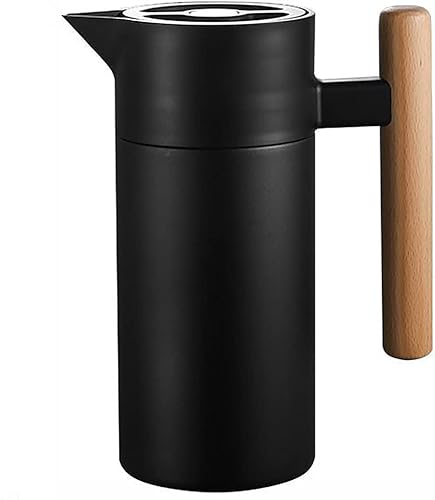 Jarra térmica de acero inoxidable de 40 onzas, frasco de vacío de doble pared, retención de calor de 12 horas, dispensador de té, agua y café de