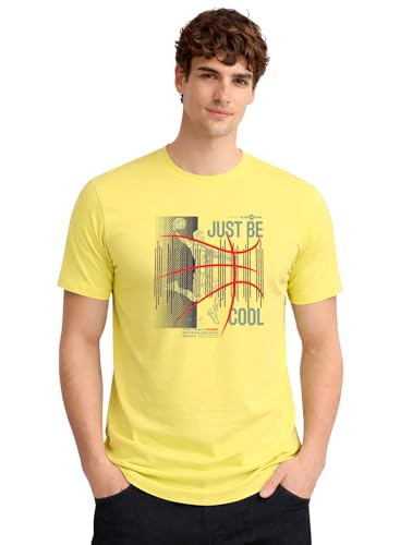 T-shirt imprimé homme en coton beige le vêtement d'été idéal pour vos sorties décontractées