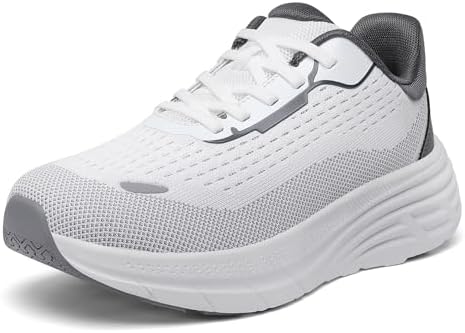 Women's Wide Toe Box Walking Shoes Comfortable Cushion Running Tennis Shoes Breathable Non Slip Workout Gym Sports Athletic Extra Wide Width Fashion Sneakers