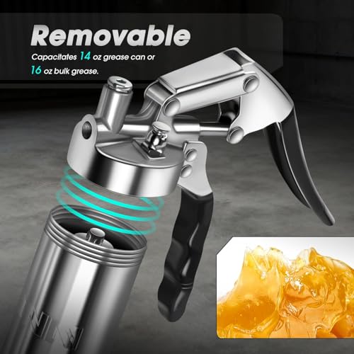 Pistolet à graisse multi-usage DNA Motoring Tools-00102 pompe lubrification manuelle - 4