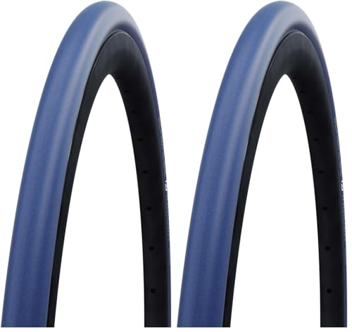 Pneu vélo bleu Schwalbe Performance 700x23C pour sorties et trajets