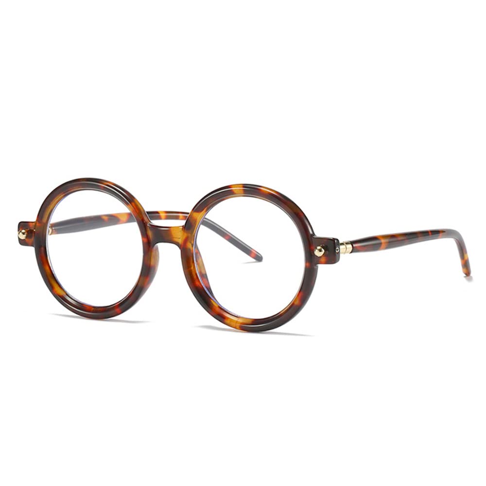 HYLLE Retro Flip-Up Round Goggles Seampunk Sunglasses for Men Women 90s Style