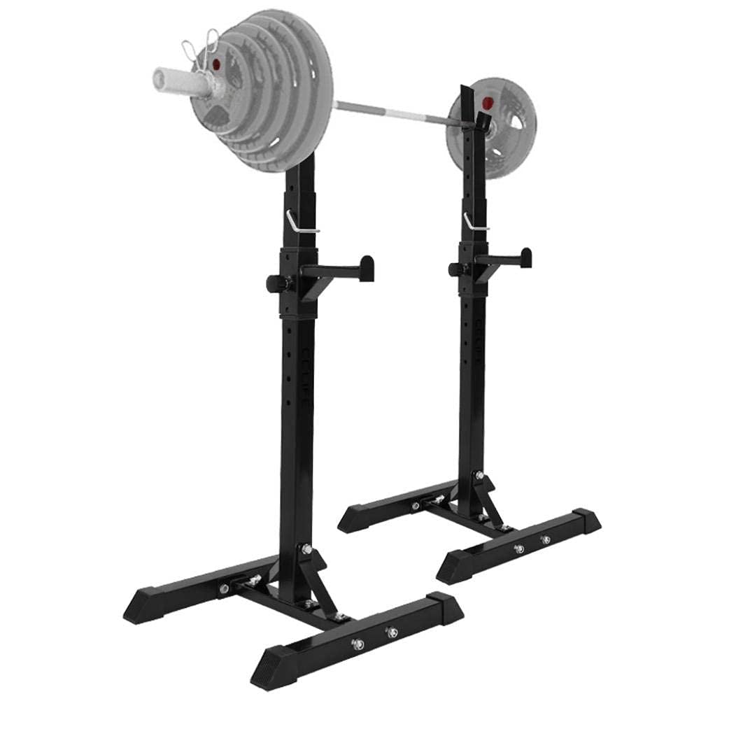 OTQEFTN Folding Dumbbell Bench Barbells Squat Rack Stand,Adjustable Home/Gym Dumbbell Rack,Heavy Duty Sturdy Steel Fitness Squat Stands Barbell Rack Weightlifting Stand Bench Press Rack