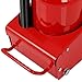 Air/Hydraulic Floor Jack With Saddle Extensions Set 35-Ton (77,161 lbs) Capacity Ideal For Lifting Axles Farm Vehicles Heavy-Duty Machinery Industrial Equipment Red