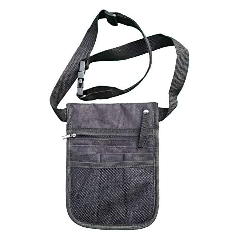 Nurse Nursing Belt Organizer Waist Bag Pouch for Nurse Accessories,2 Sided - 8 Pocket Organizer Utility Belt, Medical Scissors Care Kit Tool Case Cover