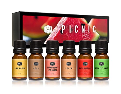 P&J Trading - Picnic Set of Scented Oils - Strawberry Lemonade, A...