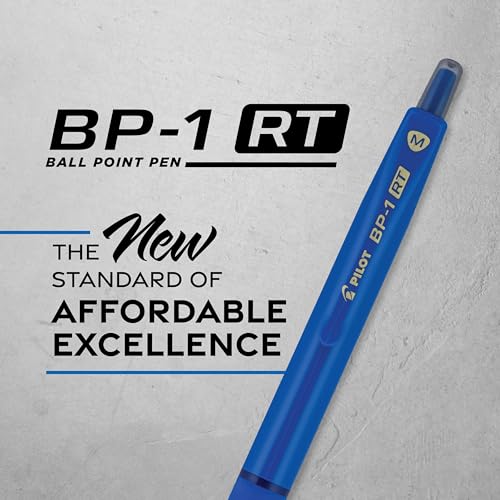 Pilot BP-1RT Advanced Ink, Retractable Ballpoint Blue Ink Pens, Medium Point, Dozen Box, 1mm by PILOT - Image 2