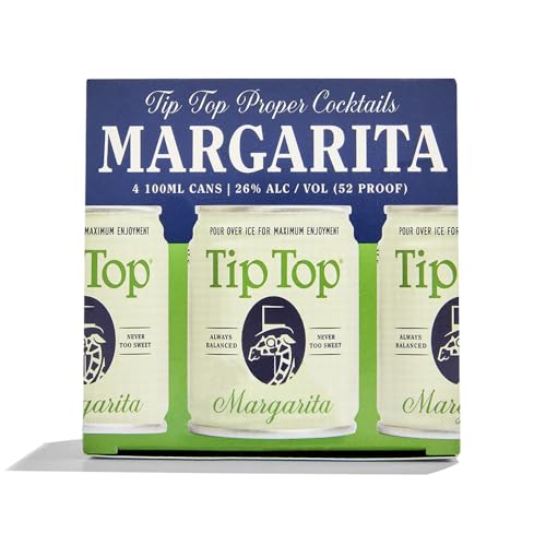 Tip Top Proper Cocktails Cocktail Margarita 4pk 100 mL Cans