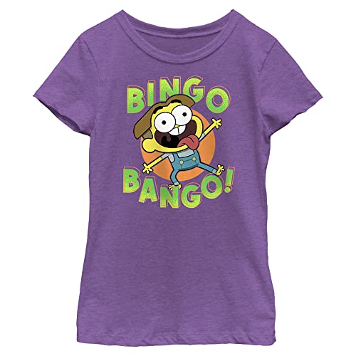 Disney Little Big City Greens Bingo Bango Girls Short Sleeve Tee Shirt