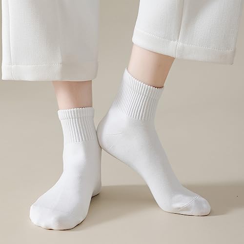 Image of MAGIARTE Womens Mini Crew Ankle Socks Athletic Casual Cotton Socks for Women