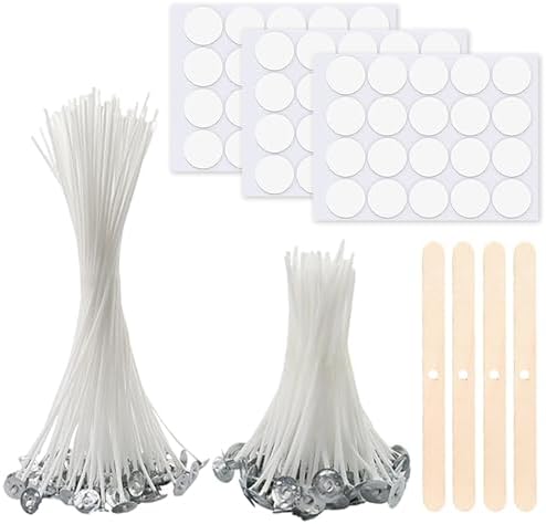 Kit de Mechas para Velas - 50 Mechas de Algodón, 10cm/20cm Mecha ...