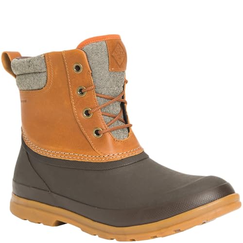 Image of Men's Originals Leather Duck Lace Boot, Brown, Size 14(M)