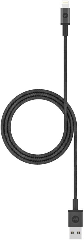 Mophie Fast Charge USB-A Cable with Lightning Connector - 1M Cable - Black, 409903788