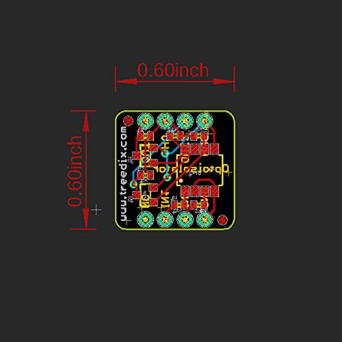 Treedix Opto-Isolator Breakout Board With Two Photodiodes Built-In Comes With 2 Channel Coupler For Blocking Circuit thumb #4