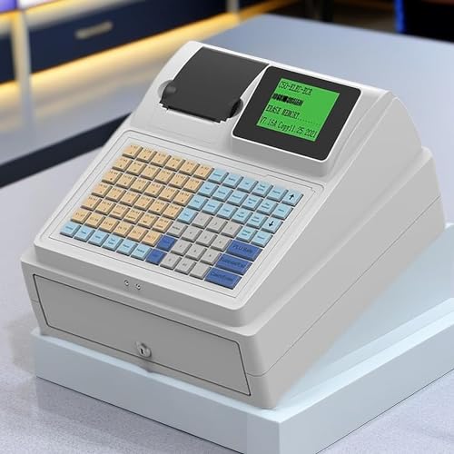 Caja registradora de 81 llaves para agilizar las ventas en comercios y tiendas