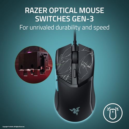 Image of Razer Cobra Wired Gaming Mouse: 58g Lightweight - Gen-3 Optical Switches - Chroma RGB Lighting Underglow - 8500 DPI Optical Sensor - 100% PTFE Mouse Feet - Speedflex Cable - Zenless Zone Zero Edition
