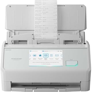 ScanSnap iX2500 Scanner de Documents Recto Verso Haute Vitesse, 45 ppm/90 ipm, Chargeur Automatique 100 Feuilles, Optique 600 dpi, écran Tactile 5 po, Wi-FI 6, USB 3.2 Gen 1 × 1, PC et Mac