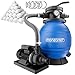 Produktbild MONZANA® Sandfilteranlage SF102K 10.200 l/h bis 35.000L Pool inkl Filterbällen 7 Wege Ventil 2in1 Adapter Ø32-38mm 400W Filteranlage Pumpe Filterkessel