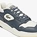 Lacoste Mens Lineshot Sneaker, DK Gry/Off WHT, 12