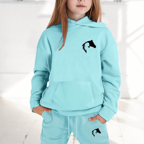 Conjunto estampado de letras para niña con dos piezas cómodas de algodón 3