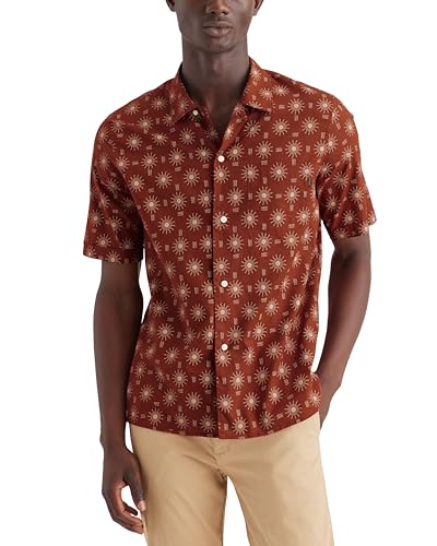 Chemise à manches courtes Dockers homme col de camp coupe standard grande taille