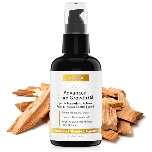 ETADERM Beard Growth Oil - Beard Oil for Men with