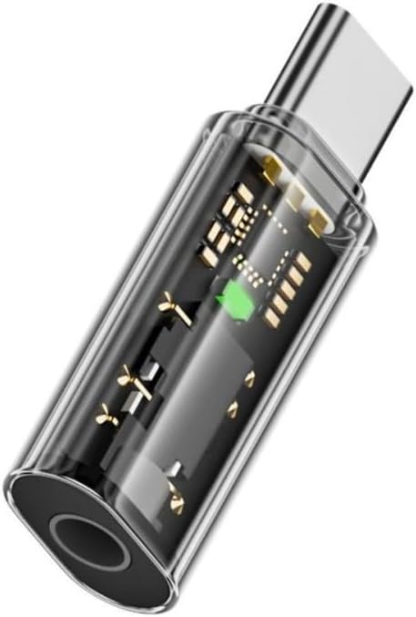 ステレオアダプタータイプC - 3.5mm接続ヘッドフォンコンバーターモバイルデバイスラップトップ用人間工学に基づいた構造USB Cヘッドフォンアダプター