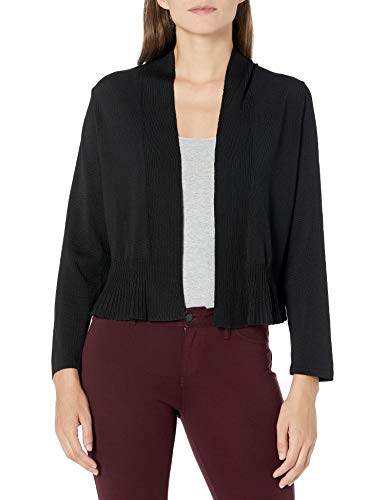 NIC+ZOE Women's CA00-CARDIGAN, Black Onyx, Large