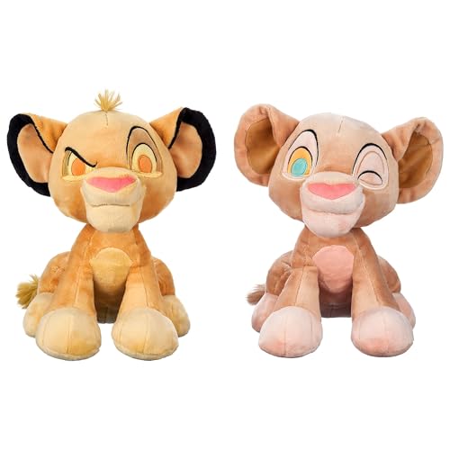 Disney Store Set Peluches pequeños Simba y Nala, 30.º Aniversario, El Rey León