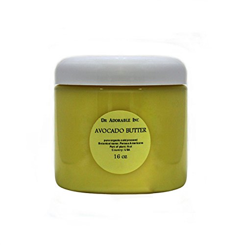 Avocado Butter Pure Organic Raw Refined by Dr.Adorable 16 Oz/1 Pint