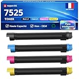 Pack complet 4 toners : Noir + Cyan + Magenta + Jaune