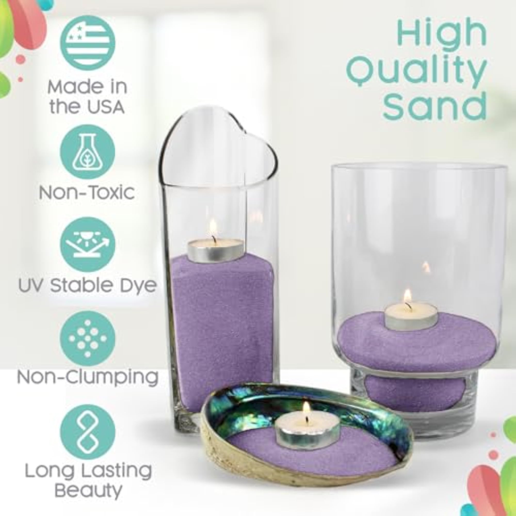 Wisteria Unity Sand, Purple Colored Sand