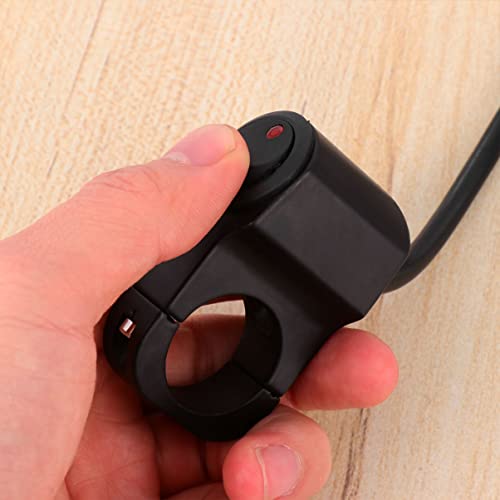 VICASKY 12V 22Mm Motorcycle Handlebar Heartler Heartbar Toggle Toggle Button Com ON Off Push Button
