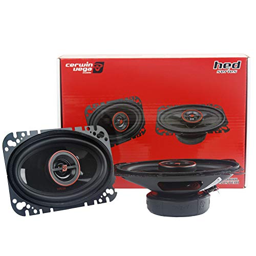 Cerwin-Vega H746 4" X 6" 30W Rms / 275W Max 2-Way Coaxial Speakers Set Of 2 - Black #TOP2