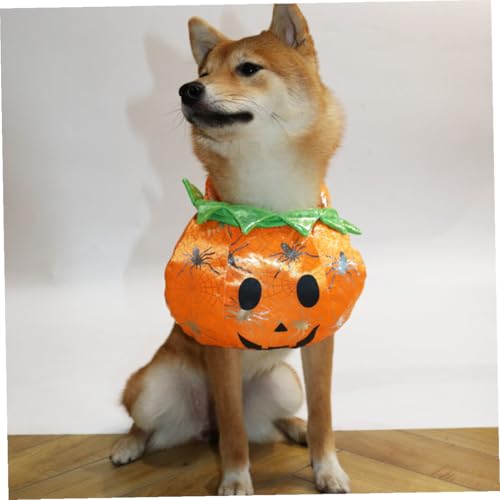 Disfraz de calabaza para perro Halloween talla 24x18cm miniatura 5
