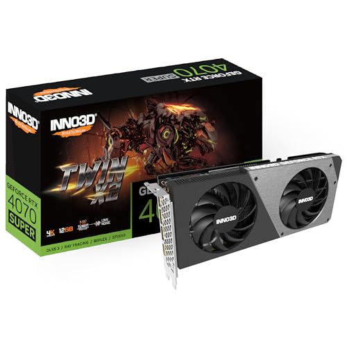 Inno 3D GEFORCE RTX 4070 SUPER TWIN X2 NVIDIA 12 GB GDDR6X